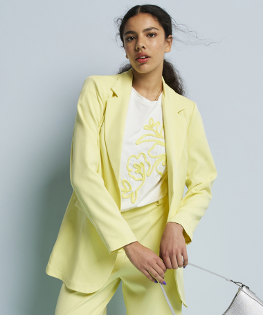gele blazer