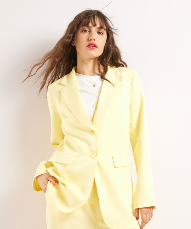gele blazer