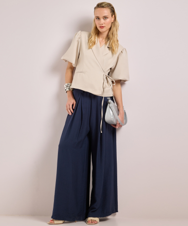 korte blazer met overslag