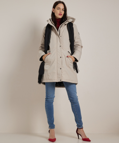 uni parka jas met capuchon