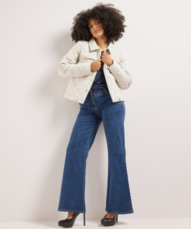 gewatteerde jas borstzakken