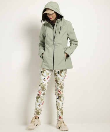 groene parka jas