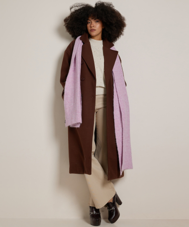 lange manteljas wollook