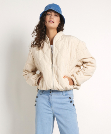 bomber jas met glitters