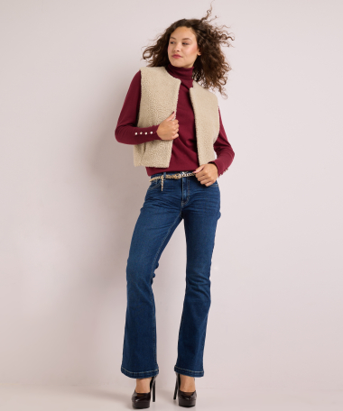 teddy gilet