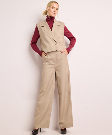 gilet met knoopsluiting