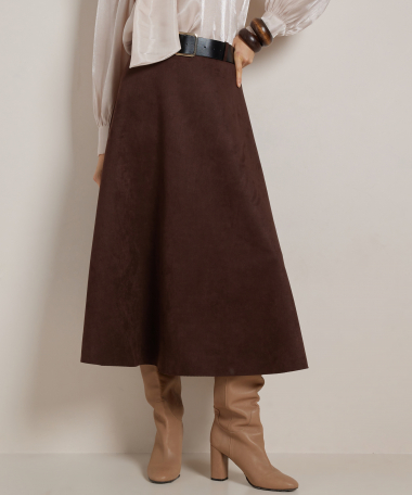 midi rok met riem