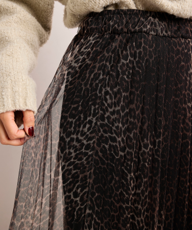 tule rok met print