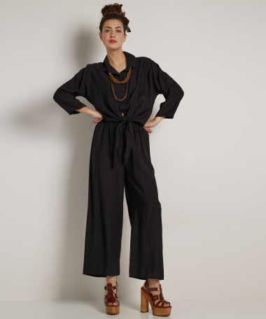 set: knoop blouse met broek