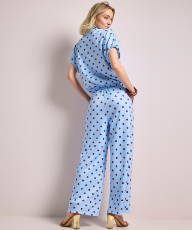 polkadot set met rits