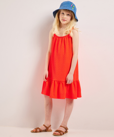 crinkle jurk met glitters