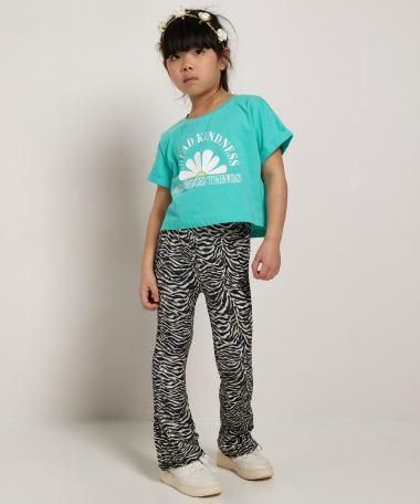 flared fit broek all-over print