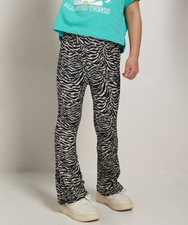 flared fit broek all-over print