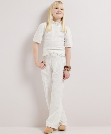 wide fit broek structuur