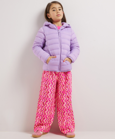 wide fit broek crinkle print