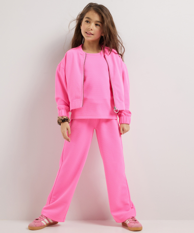 uni wide fit broek structuur