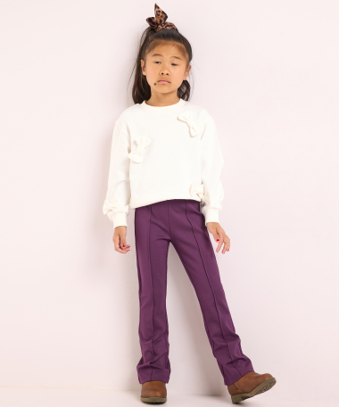 broek met elastische tailleboord