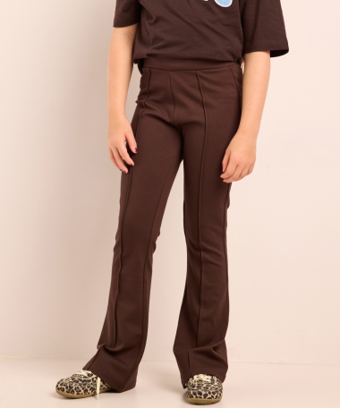 broek met elastische tailleboord