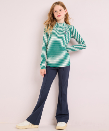 broek met elastische tailleboord
