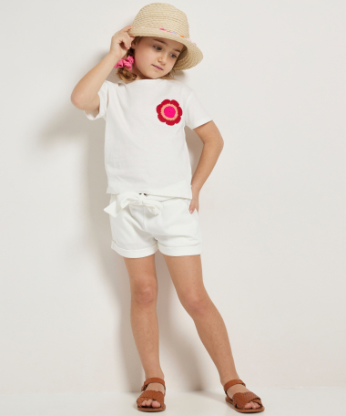 uni short met strikceintuur