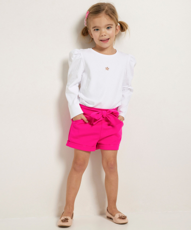 uni short met strikceintuur
