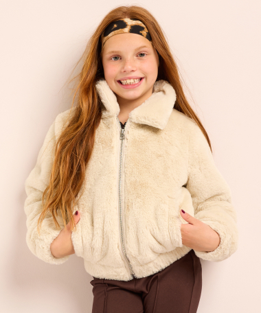 faux fur jasje
