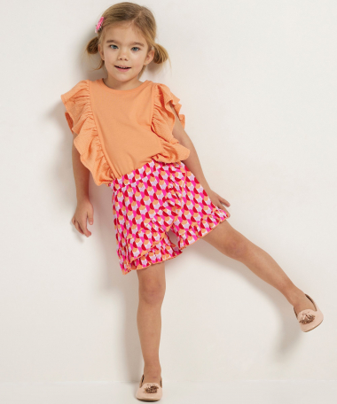 skort met all-over print