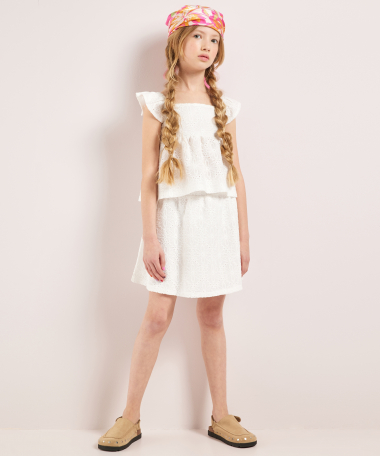 skort met bloemen embroidery