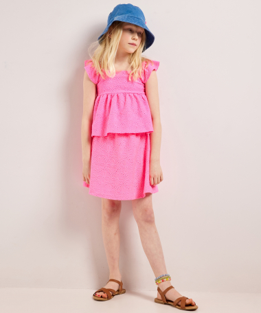 skort met bloemen embroidery