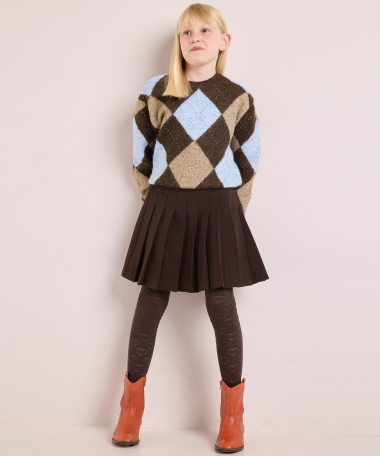 plisse rok uni