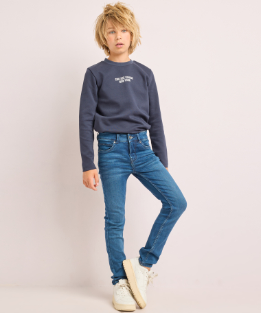 super skinny fit jogg jeans - donker