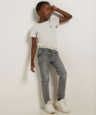 skinny fit stretch jeans - grijs