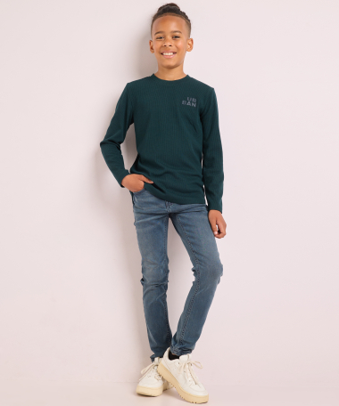 skinny fit stretch jeans - grijsblauw