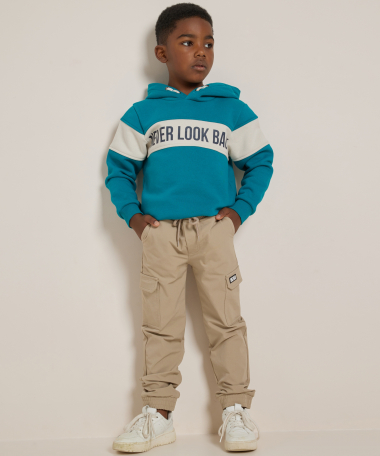 slim fit broek cargo uni