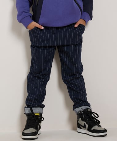 jogging cargo broek gestreept