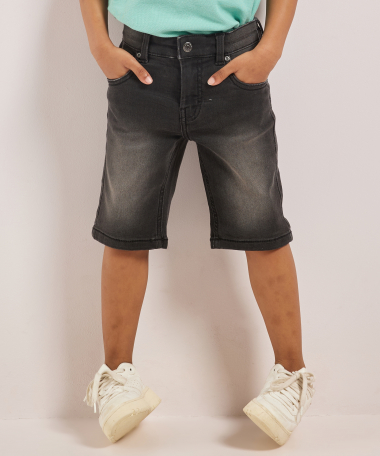 jogg jeans met knoop- met ritssluiting