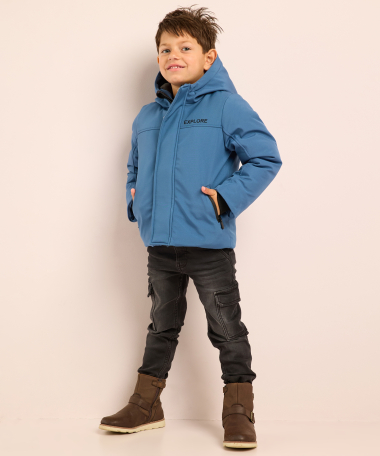 softshell jas met capuchon