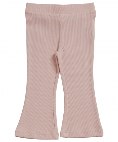 roze flared fit broekje rib