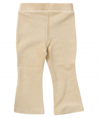 flared fit broek rib velvet