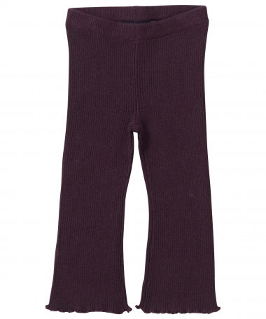 flared fit rib broek