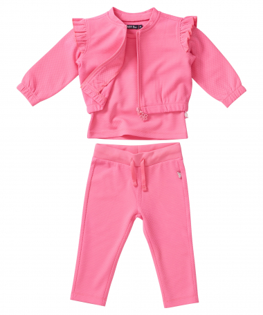 straight fit broekje structuur