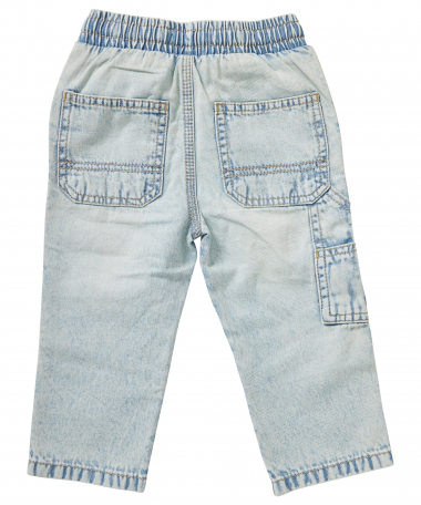 jogg jeans met elastische tailleboord