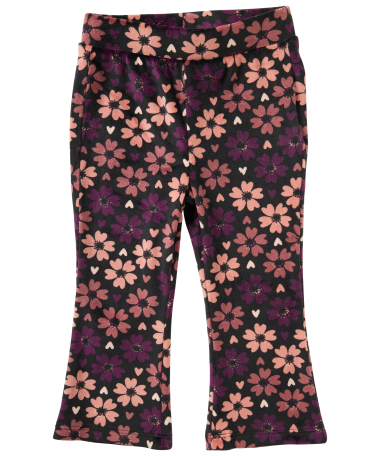 velvet broek met print