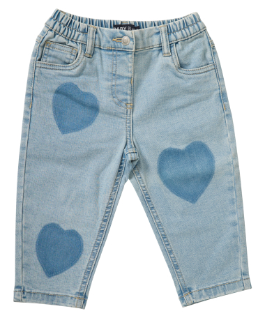 jeans met hartjes