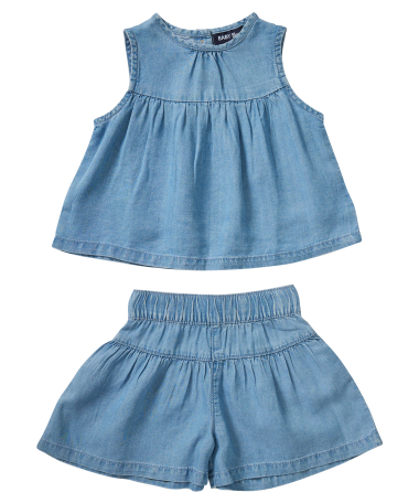 wide fit short tencel