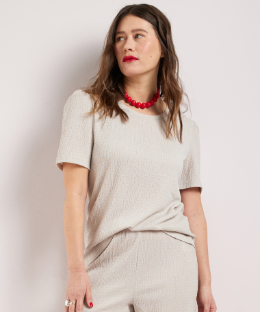 t-shirt met ronde hals