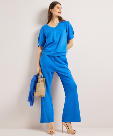 v-hals t-shirt pofmouw