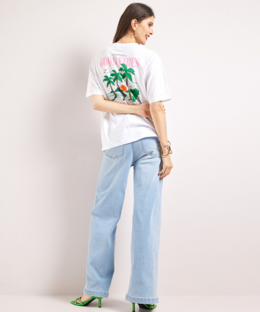 t-shirt summer backprint