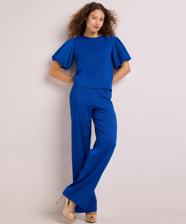 t-shirt met pofmouwen