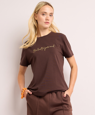 t-shirt met tekst
